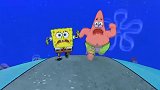 海绵宝宝；海星和宝宝大声尖叫吓走客人，蟹老板不干了
