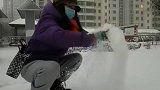 潍坊 的大雪如约而至，请开始你的表演雪