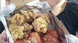 山东胖萝莉狂吃炸鸡块！