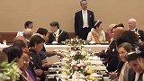 日本天皇即位礼晚宴现场 世界政要云集
