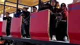 茶卡盐湖小火车
