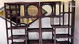 夏天到了红木家具淡季来临，厂家含泪处理大红酸枝五福临门博古架