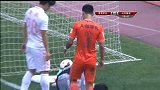 中超-14赛季-联赛-第29轮-第21分钟射门 人和任意球穿越人墙直奔球门死角-花絮