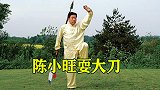 太极陈小旺耍大刀，不仅太极打的好，大刀耍的也是行云流水！