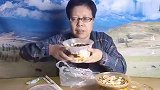陕西蒲城下雨了，天凉秋来感冒5天啦，点2碗外卖回味刀削面！