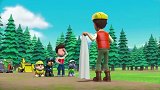 汪汪队：小力在废旧的木屋，触发机关，被关在密室里了！