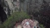 悬崖上的观景平台，杨家界天波府