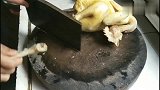 一只鸡让阿叔砍成这样，最后看到他摆盘，值得学习！