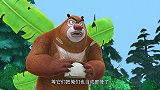 笨笨的熊二竟然想出了这么一个好主意，好萌啊