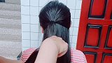 真人盘发：试试这款发型，好看又减龄，方法还简单