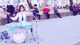 小美女打击乐激情演绎牡丹之歌