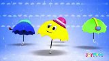 茁贝英文儿歌：雨伞手指家庭