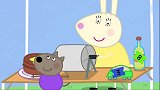 小猪佩奇：佩奇抽到热气球之旅，运气真好，但泰迪不小心掉下去了