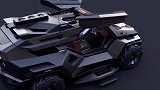 合金装甲概念车Armortruck概念视频：霸气外露