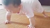 儿子七个多月了，不会爬天天就练这个，咱也不敢问呀