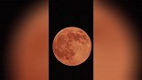 “超级月亮”现身北京上空
