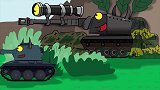 坦克世界动画：开火从不瞄准的TD！这个技术也能赢吗
