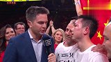 世界拳王赛徐灿赛后接受采访，自豪表示我来自中国我做到了！