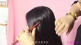女儿头发太长不易打理？试试这款半披发造型，简单易上手