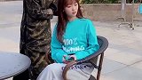 吓坏了还好铜人提醒了下#时尚#街拍#穿搭#美女