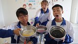 搞笑剧：考试蒸米饭，学渣用墨水蒸米饭考100分，理由真奇葩