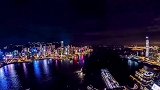 香港·维港夜景在世如莲，净心素雅，不污不垢，淡看浮华