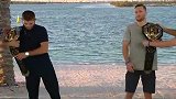 UFC254小鹰VS盖奇沙滩对视：29-0还是28-1？