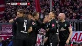 第24分钟云达不莱梅球员拉希察进球 拜仁慕尼黑0-1云达不莱梅