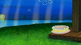 海绵宝宝：海绵宝宝跑回珊迪处拿蛋糕，不得不进入珊迪的试验现场