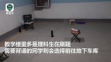 期末有多拼？学生攻占地下停车场背书，不冷也不打扰别人