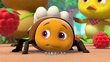 萌鸡小队：野草莓下落，就像下雨一样，萌鸡们可要保护好虫蛋