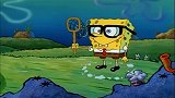 海绵宝宝：海绵宝宝遇上珊迪，就看见珊迪和巨蚌搏斗，是个猛人！