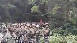 广西一高校军训组织尧山拉练太燃了