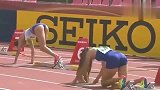 美国女子田径短跑比赛，最后大雨磅礴，看了一遍又一遍失眠了