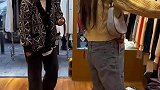 两亲姐姐生怕弟弟买不到好看的衣服去相亲，每一步都跟的紧紧的
