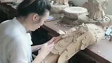 好精致的木雕作品细节处理到位