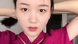今天教你如何简单快速的盘出好看的空姐发型，马上来试试吧 空姐空姐的日常 发型 小姐姐 制服