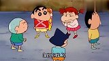 蜡笔小新：遇到恶霸无法进入便利店，小新带大家钻垃圾桶进去