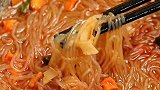 这酸辣粉太好吃了