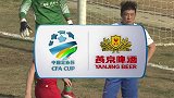 延边北国获全场最佳破门良机 宋龙先出一脚踢出危险区域