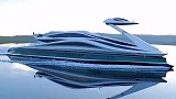 由意大利设计师设计的天鹅巨型游艇，售价个小目标
