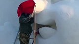这么大的雪人我还是第一次见，就不怕化了么