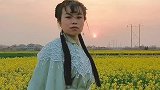 当落日花海遇见汉服