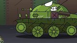 坦克世界动画：会飞坦克就能逃走吗？KV44用出对空新科技
