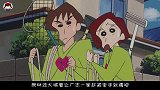 蜡笔小新：广志一家变装，骗过搜查人员，却被大婶无意戳穿