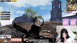 和平精英柔柔：顶着轰炸区的宠爱，p城教堂4杀灭队