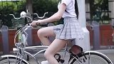 单车少女～好漂亮