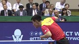 2018年国际乒联巡回赛日本公开赛四分之一决赛 张继科4-3险胜上田仁