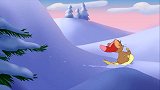 小朋友不要模仿，杰瑞和汤姆比赛滑雪，结果太惨了