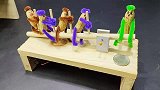 手工制作，小花生趣玩跷跷板，奇趣搞怪